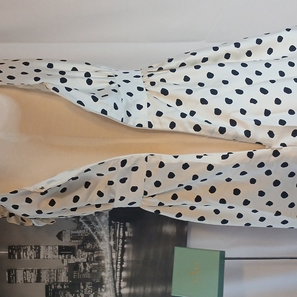 Kate Spade ♠️ 100% Silk Polka Dot Sleeveless Dress Sz Small  And Poly Liner - Picture 13 of 13